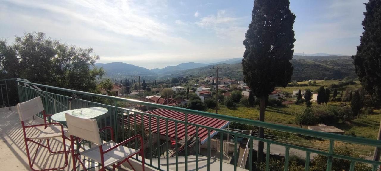Rising Sun Guesthouse Mesochoria Bagian luar foto